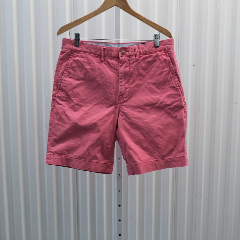Polo Ralph Lauren Chino Shorts Mens‎ 32 Pink Classic Fit 9" Inseam